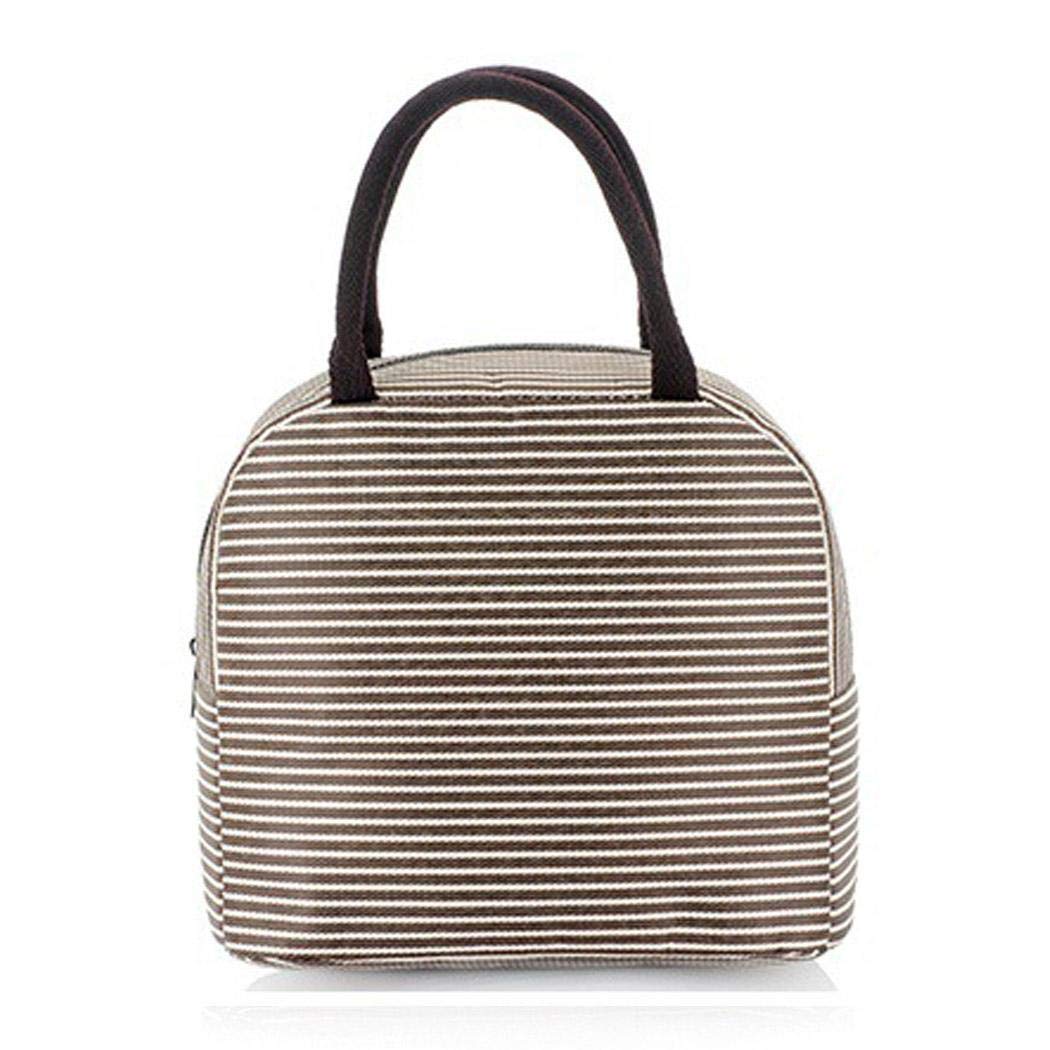 Xixini Männer Frauen Mode Tragbare wasserdichte Isoliert Frisch Halten Outdoor Handheld lunchpaket Lebensmittel Aufbewahrungsbeutel, Ideal für Zuhause/Büro/Schule/Picknick/Camping Kaffee