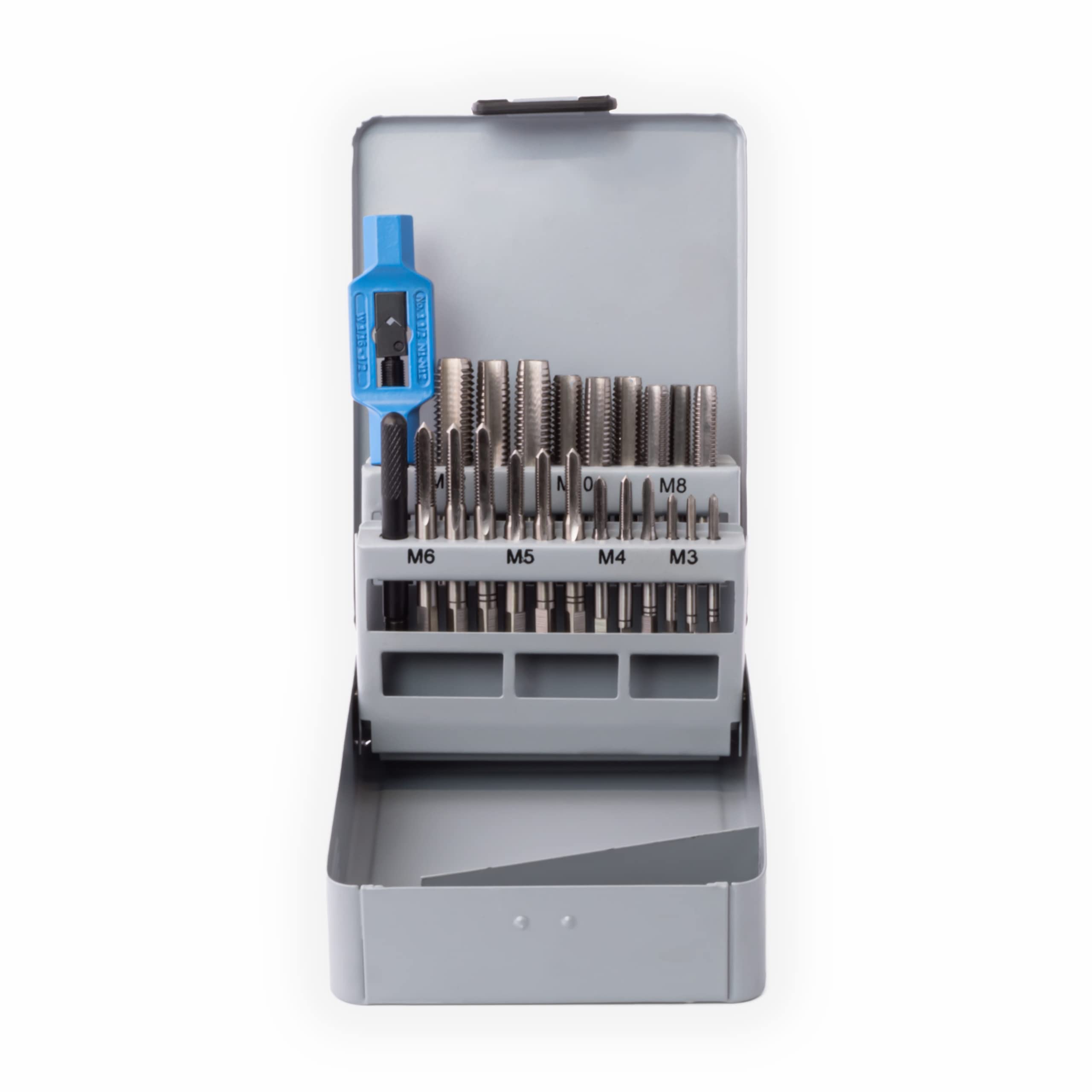 Profi Tap set, 23 pieces, M3-M12, HSS-G, GSR, mit verstellbaren