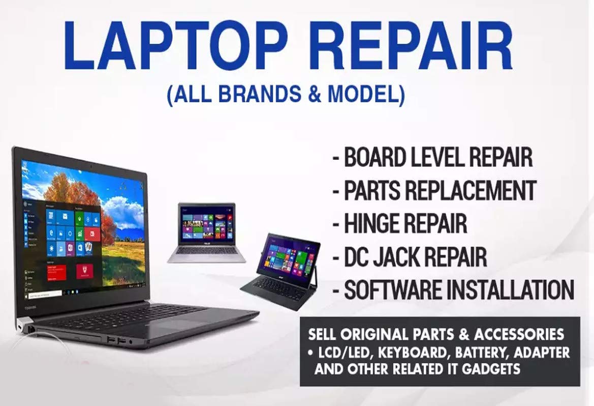 Posterpot Laptop Repair Poster for Shop Series 1 (13x19 Inches, Wall