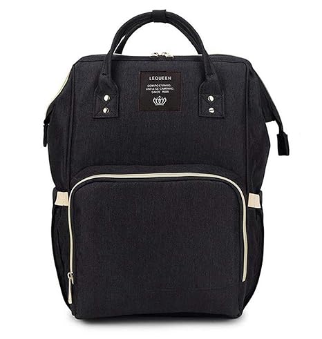 Trendy Dukaan - Smart and Fashionable Diaper Bag/Mother Bag/Diaper Backpack for Travel (Black)