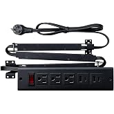 JACEPFY Drawer Outlet Charger Station with Cable Management Arm, Black | USB C PD20W Fast Charger, Under Cabinet Desk Drawer, Power Outlet