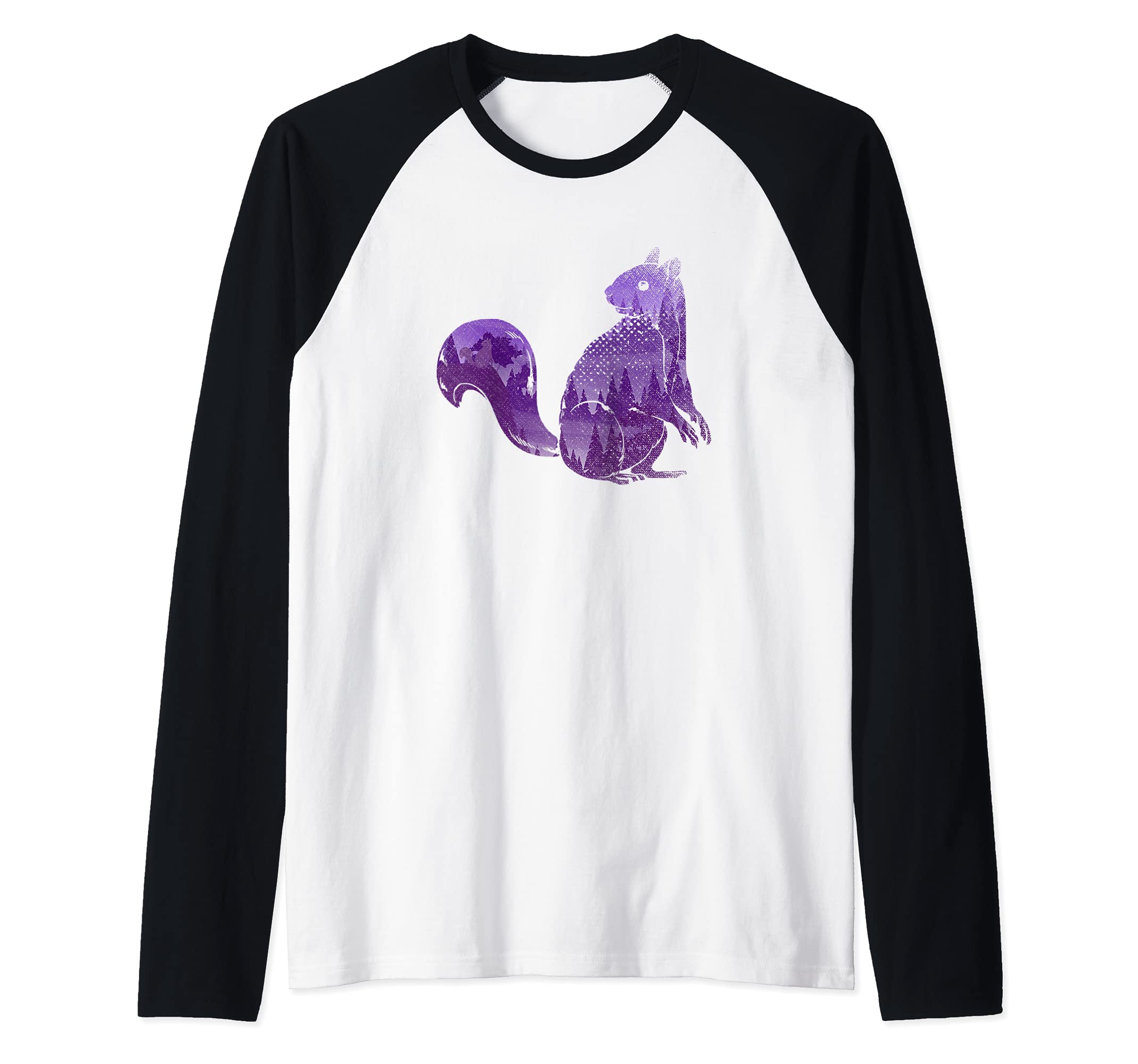 Squirrel Whisperer Nature Animal Wildlife Forest Squirrel Raglan Baseball Tee
