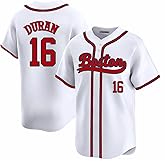 Custom Mens/Women/Youth Boston Baseball Stitched T-Shirt for Sports Fan White Mens XL