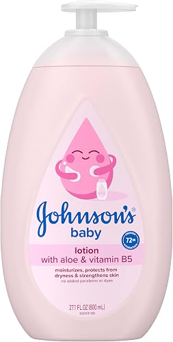 Johnson's loción para bebé con aceite de coco y aloe, hidratación 72 — Cuidado de la piel