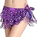 MUNAFIE Women's Belly Dance Hip Scarf Performance Outfits Skirt Festival Clothing