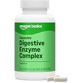 Amazon Basics Digestive Enzyme Complex, Supports Healthy Digestion, 180 Count Capsules, 90 Servings (Previously Amazon Elements)