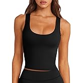 LASLULU Womens Sport Bras Long Line Workout Yoga Gym Athletic Tops Clothes Shirts Camisole Padded Crop Tank Tops
