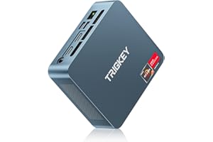 TRIGKEY S5 Pro Max Ryzen 7 Mini PC 8 Core 16 Thread Mini Computer Desktop PC 5700U（Up to 4.0GHz） 16G DDR4 3200MHz+500G NVME 3