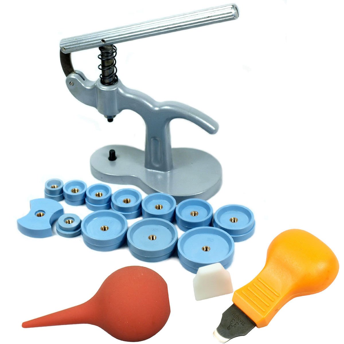 Horizon Snap on Watch Back Case Opener Tool Kit with Press, Knife and