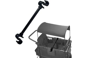 HWBORSIX Stroller Wagon Support Bar Compatible with WONDERFOLD W4 Elite Wagon, Wagon Support Bar for WONDERFOLD W4 Veer Wagon - Black