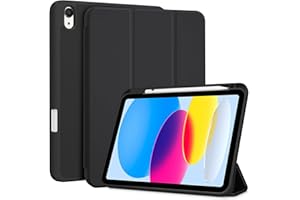 ProCase for iPad (A16) 11th Generation 11 Inch 2025/ iPad 10th Generation 10.9 Inch 2022 Case with Pencil Holder, Hybrid Cove