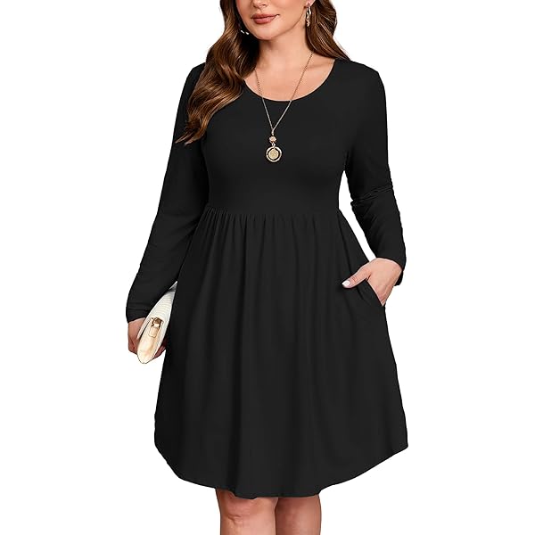 Women's Lightweight Long Sleeve Side Slits Maxi Shirt Dress with Pockets  Summer Causal Elegant Button Down Solid Dress (Black,Small) at Amazon  Women's Clothing store