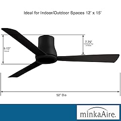 Minka-Aire Simple Flush Hugger 52" Hugger Ceiling