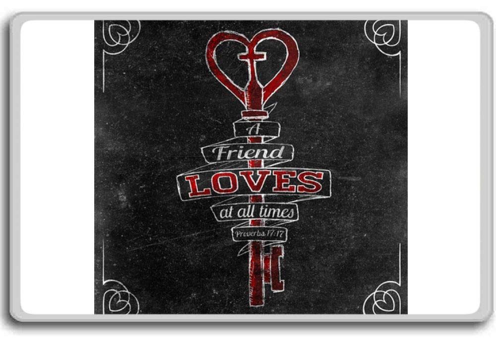 Best A Friend Loves At All Times Refrigerator Magnet