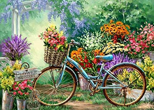 ONETOTOP Cross stitch kit handmade full drill year 5d diy diamond painting crafts garden riding home wear -30 * 40cm