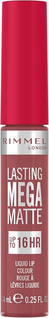 Rimmel Lasting Mega Matte Liquid Lipstick Rose & Shine 210 7.4ml view 2