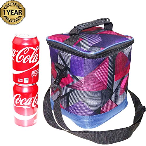 Insulated Lunch Boxs, Reusable Lunch Tote Bag Adult Lunch Box For Work, Men, Women, Kids With Adjustable Strap and Zip Closure Travel Lunch Tote, Front Pocket (lunch bags 01)