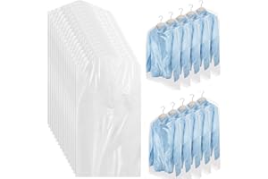 AYZTKUX 100 Pack Dry Cleaning Plastic Bags, Dry Cleaners Bags for Clothes, Clothes Covers for Home Storage, Travel, Moving (35.4 x 23.6 In)