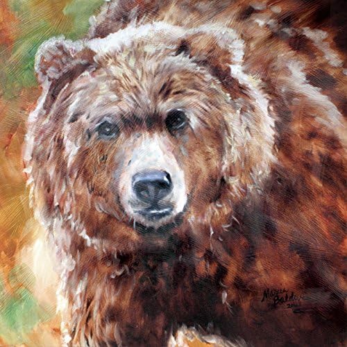 Canvas print Wall decor Grizzly Bear Pictures Print On Canvas Animal Artwork The Picture For Home Modern Decoration