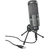 Audio-Technica AT2020USB+ Cardioid Condenser USB Microphone (Renewed)
