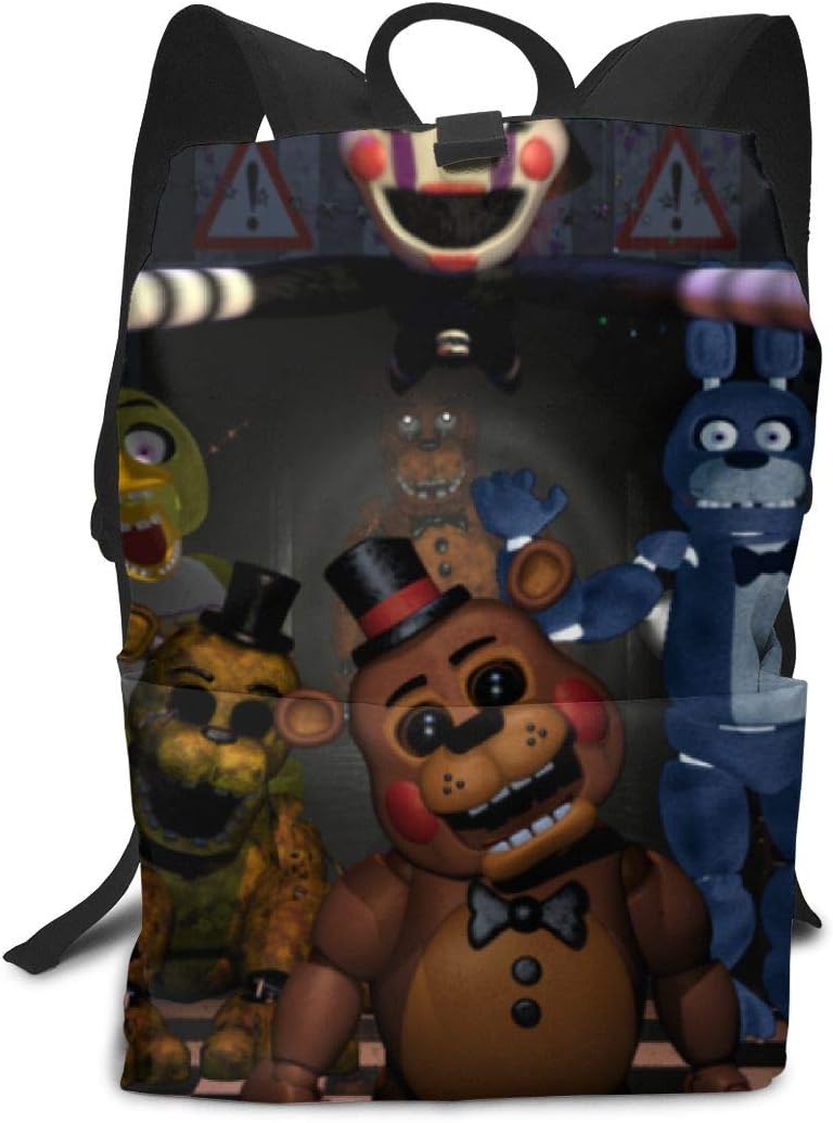 HZIJUE Five Nights At Freddy's 3D Print School Bag Backpack Sports Backpack