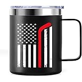 ZAHUOMUG Hockey Gifts Mug Hockey Guys Gifts- Ice Hockey Player Gift for Boy & Men- Field Hockey Gifts -Hockey Gifts for Kids Gift for Hockey Lover Sports Stainless Steel Mug 12oz