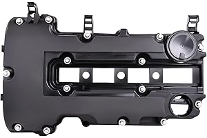Zditumi 55573746 Engine Valve Cover with Gasket Bolts & Oil Cap Compatible with Che-vro-let Cruze 2011-2015 Sonic Trax Volt 2011-2019, Ca-di-llac ELR 2014-2016,Bui-ck Encore 2013-2019 1.4L 25198874