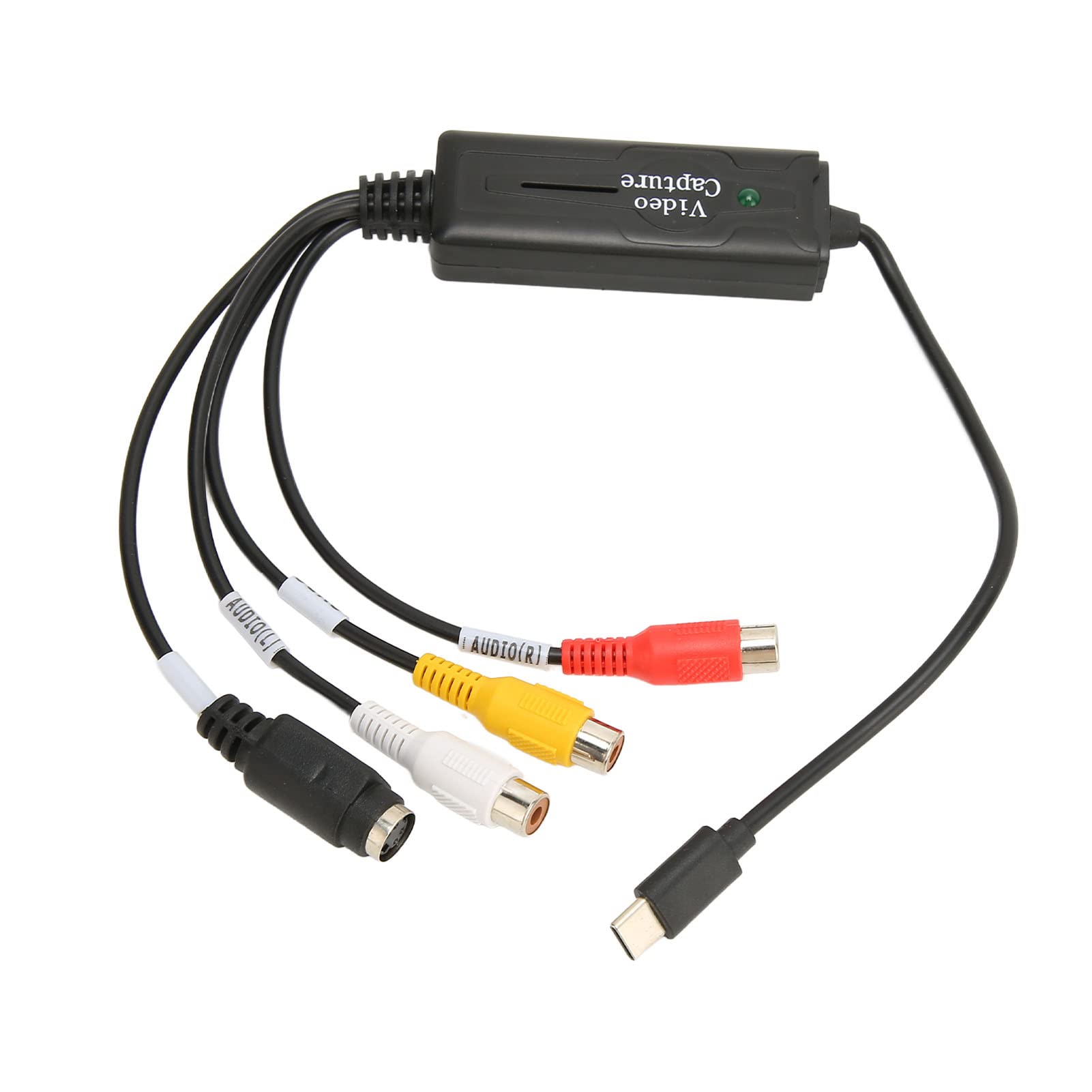 Type C Video Capture Card Device, 1 Channel Video Capture Card Converter, for Computer Set Top Box Monitor AV Cell Phone