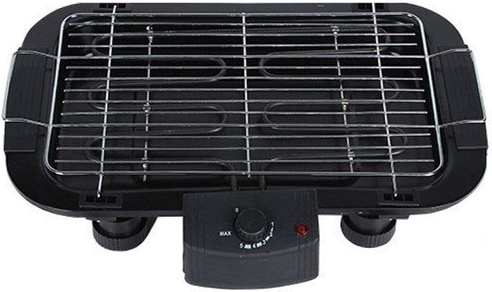 Review ZJJ& Barbecue Grill Home Smokeless Electric BBQ Grill Non-Stick Electric Baking Pan Barbecue Iron Plate Furnace