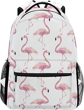 flamingo school backpack