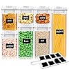 Benss 7PCS Air-Tight Food Storage Container Set - Cereal Storage Containers - for Kitchen Pantry Organization and…
