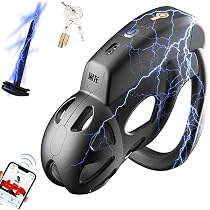 Amazon.com: NSUTKSE Remote Control Electric Shock Cock Cage Male ...