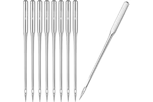 Wanmu 80 Pcs Universal Size 90/14 Sewing Machine Needles, Heavy Duty Sewing-Machine Needle, Quilting Embroidery Machine Needles for Leather, Jeans - Compatible with Most Home Sewing Machines