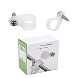 100 Pack 1/2 inch Rope Light Clips, P-Style Rope