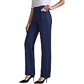 JEKAOYI Womens Dress Pants Stretchy Work Pants High Waisted Business Trousers Pull On Casual Slacks with Pockets
