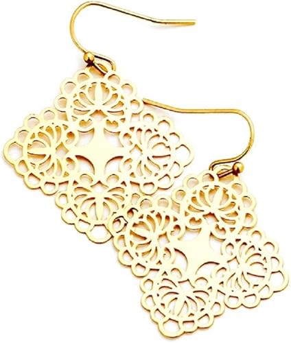 Amazon Com Uniklook Women S Chic Metal Lace Filigree Bohemian