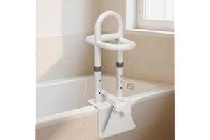 YEEGO DIRECT Bathtub Safety Rail, Height Adjustable Shower Bathtub Grab Bars for Seniors, Innovative Triple Grip Bathtub Hand
