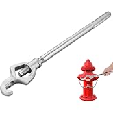 FLKQC Fire Hydrant Wrench Tool, Adjustable Spanner Fits 1.5" to 6" Nuts | Durable Carbon Steel, Ideal for Loosening Caps, Tightening Fittings, Opening Valves, Daily Home Tool