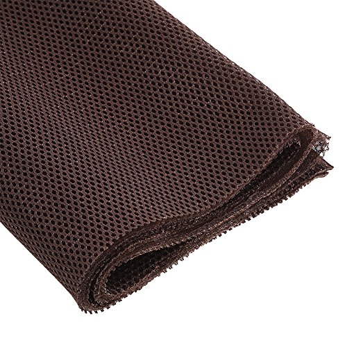 Richer-R Speaker Grill Cloth, 1.4m x 0.5m Fabric Dustproof Protective Cloth Cover Stereo Audio Speaker Mesh Grill Cloth Black/Brown/Gray(Brown) - Thumbnail 7