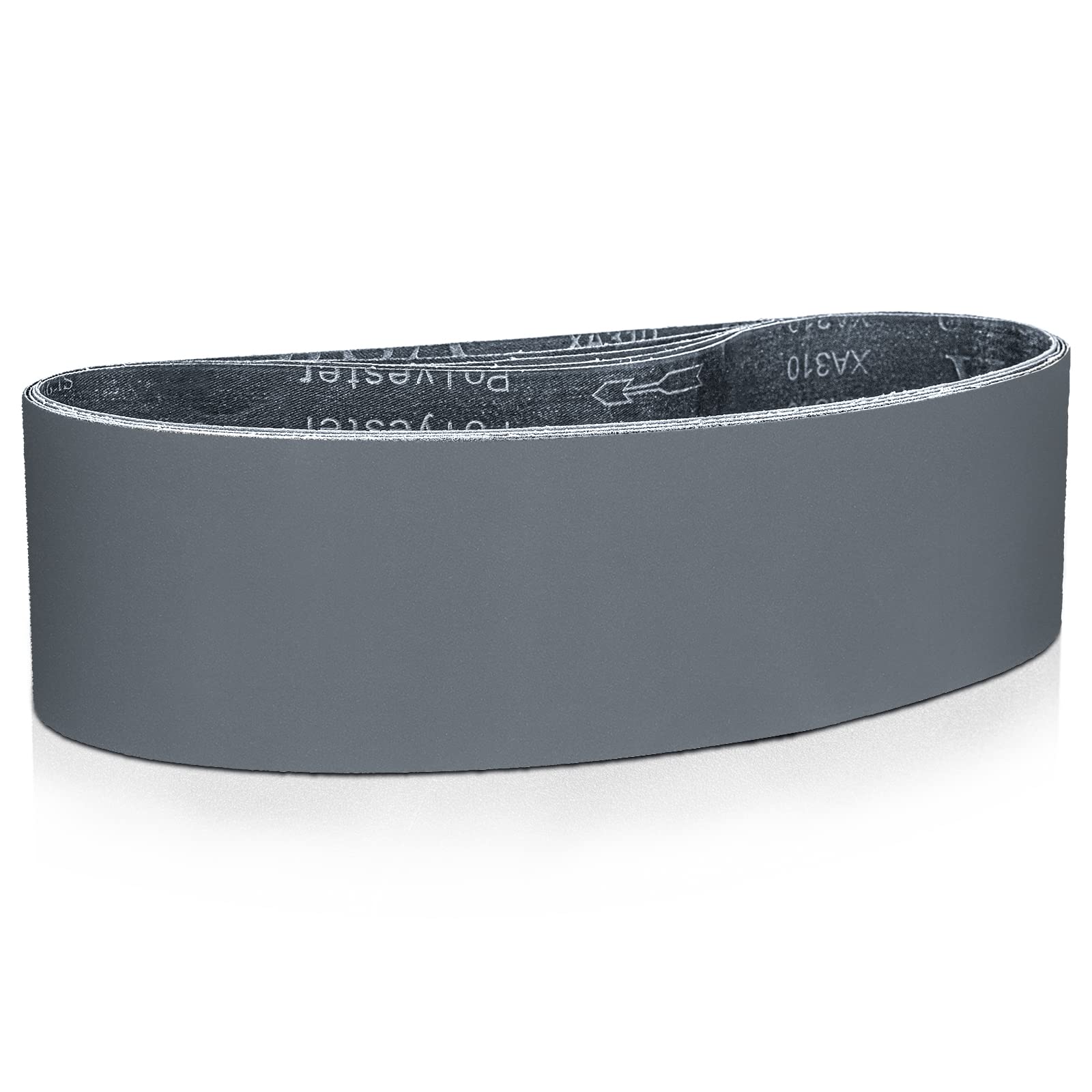 Sruhrak Sanding Belts 100 x 915 mm - Pack of 5 800 Grit Silicon Carbide Sanding Belts for Polishing and Rust Removal of Metal
