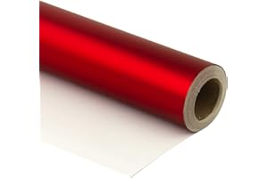 RUSPEPA Wrapping Paper Roll - 81.5 Sq Ft Matte Red for Wedding,Birthday, Shower, Congrats, and Holiday - 30 inches x 32.8 feet