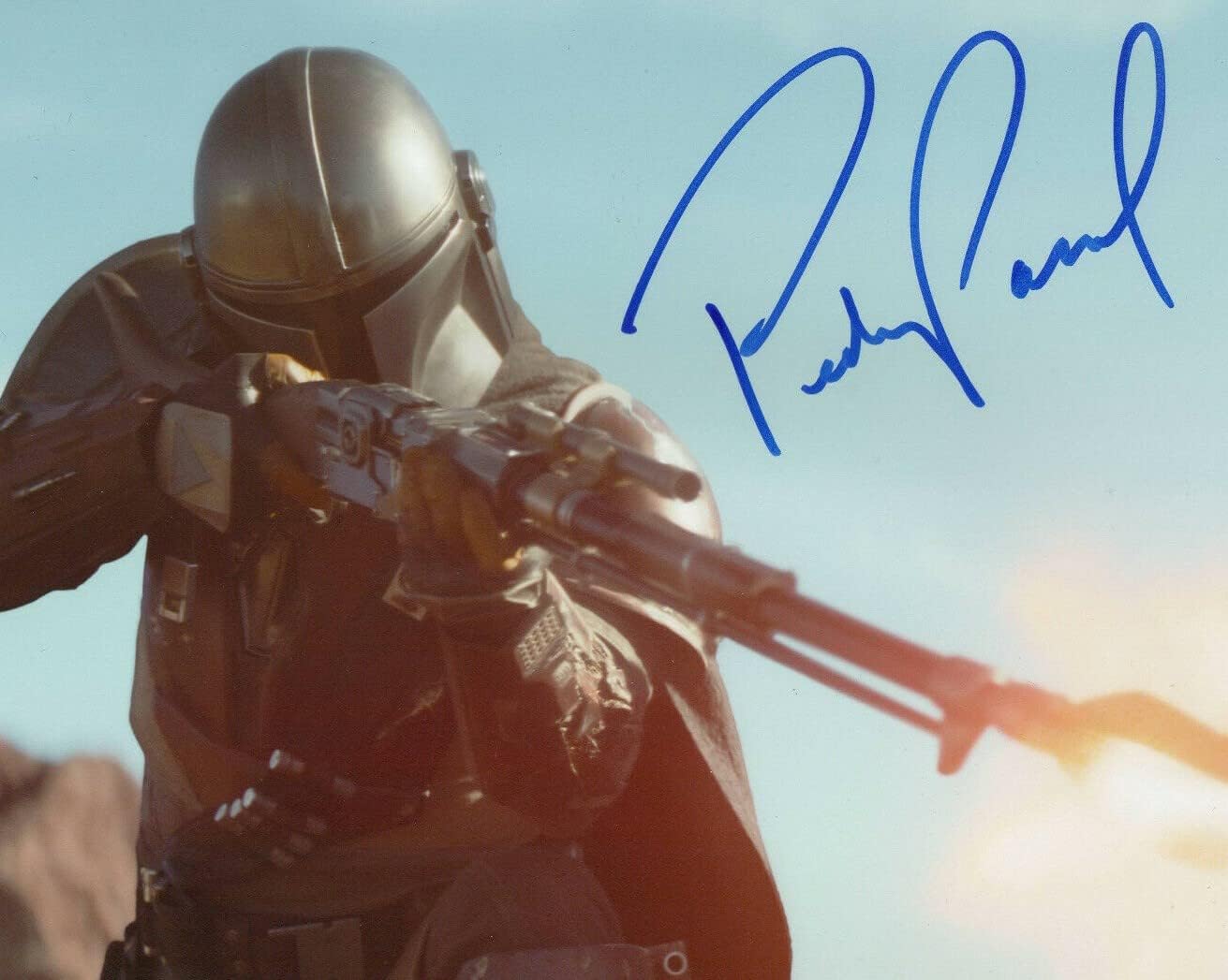 Photographs - Pedro Pascal Autograph - The Mandalorian, Reproduction (RP) Signed Autograph Autographed Photo Print (8x10-inches) (Pedro Pascal (Option #1))