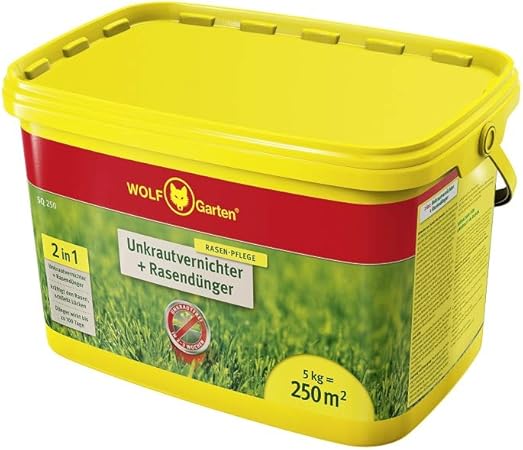 Tuin En Terras Wolf Garten Unkrautvernichter Rasendunger 2 In 1 Sq 250 Fur 250m Overig Thinkinganglicans Org Uk