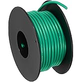 MECCANIXITY 18 AWG Flexible Silicone Wire 9m/30ft, 18 Gauge Tinned Copper Electrical Stranded Wire 200 Celsius/392 Fahrenheit High Temperature Hookup Spool for DIY Model Wiring, Green