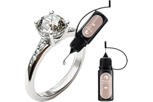 Meowoo Ring Size Adjuster Glue for Loose Ring, Ring Guard Tightener Adhesive UV, Fit Any Ring Sizers for Loose Rings Women/Men, Easy Application and Removal Ring Resize (Only Glue,10ml, No UV Lamp)