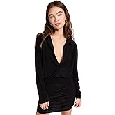 Norma Kamali Women's Boyfriend Shirt Shirred Skirt Dress