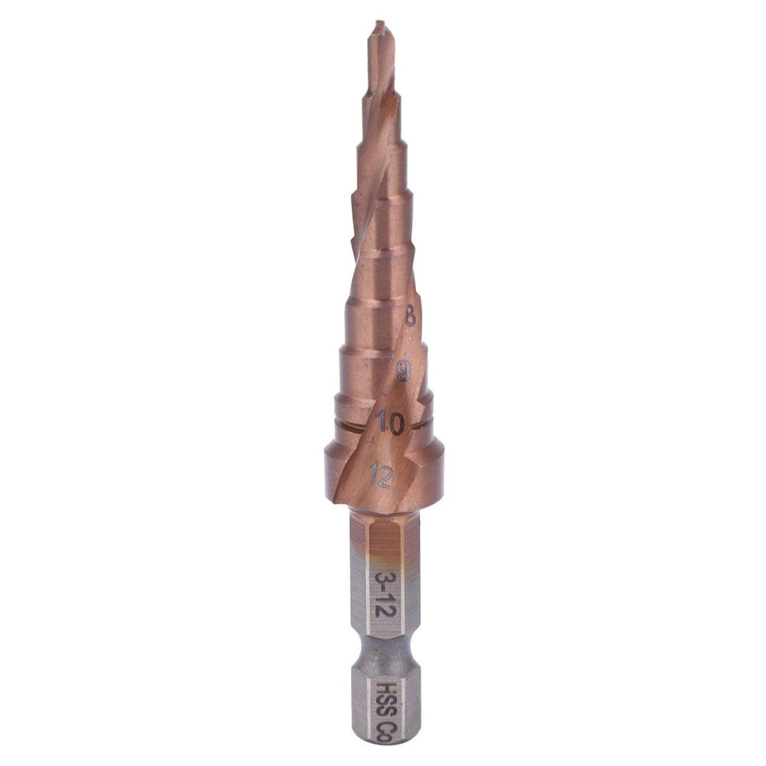 Cobalt Coating Drill, Step Drill Bit, High Strength Flexibility High