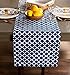 DII Lattice Tabletop Collection, Table Runner, 14x108, Nautical Blue
