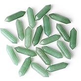 ZHIYUXI Green Aventurine Crystal Healing Crystals Green Aventurine Crystals St Patricks Day Decorations Crystal Green Gift Stones and Crystals Gem Polished Energy Reiki Decor Gifts 10 Pcs