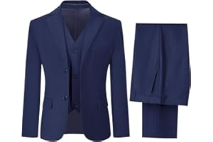 DHTS Boys' Suits Formal Tuxedo Slim Fit Boys Suit Set for Wedding Outfit Teen Boy Dress Clothes